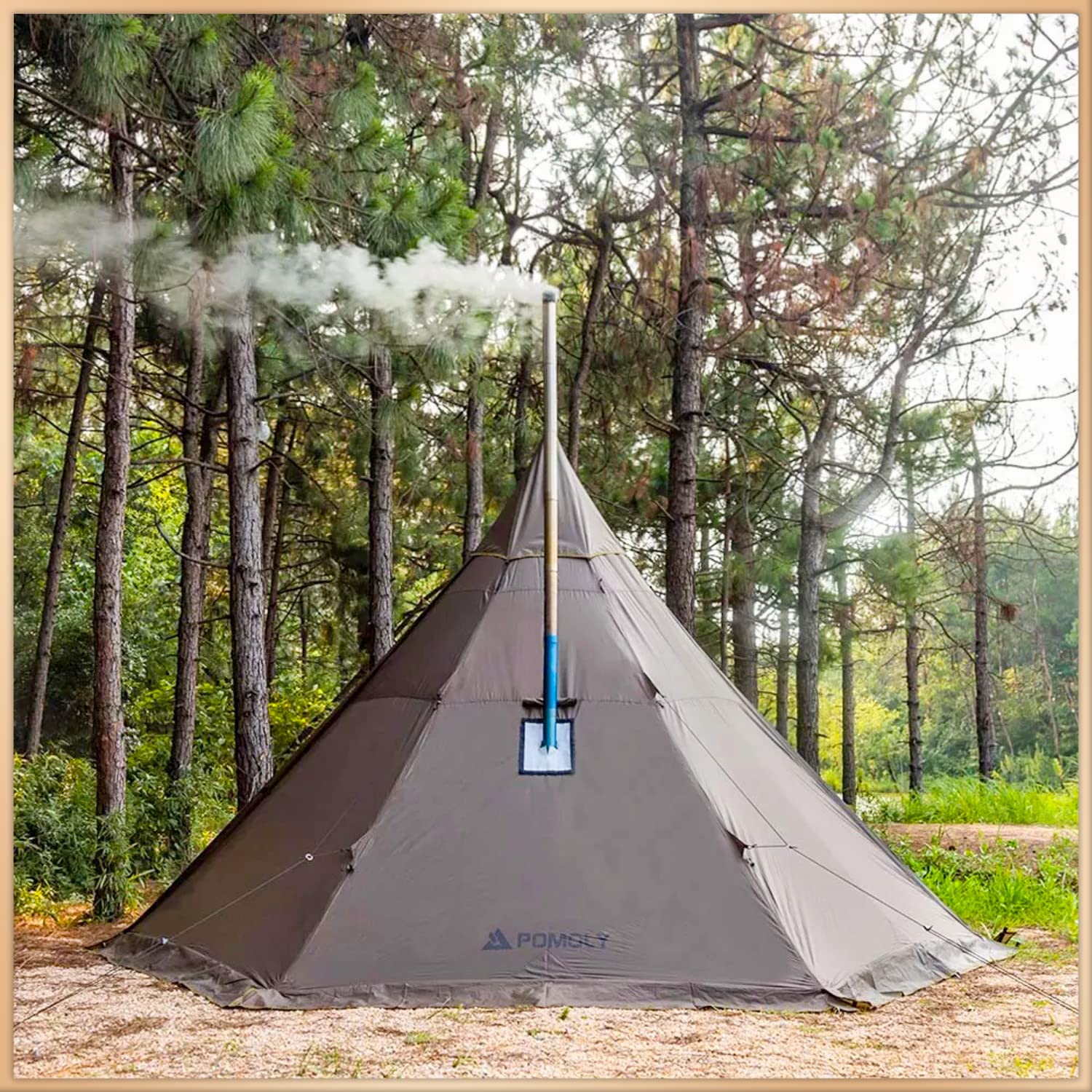 Amazon | POMOLY HUSSAR Plus 2.0 超軽量 キャンプ ワンポールテント  