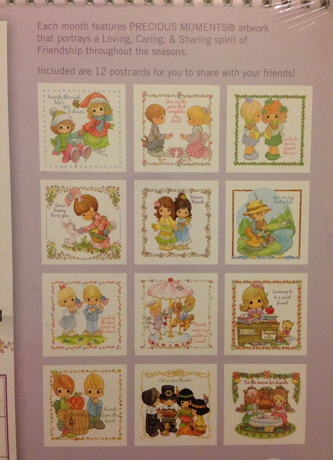 Precious Moments 2010 Wall Calendar - Glad I Picked You For A Friend