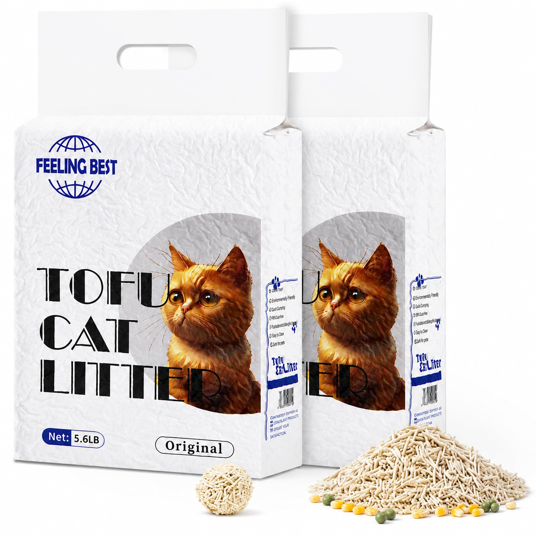 FEELING BEST Tofu Cat Litter
