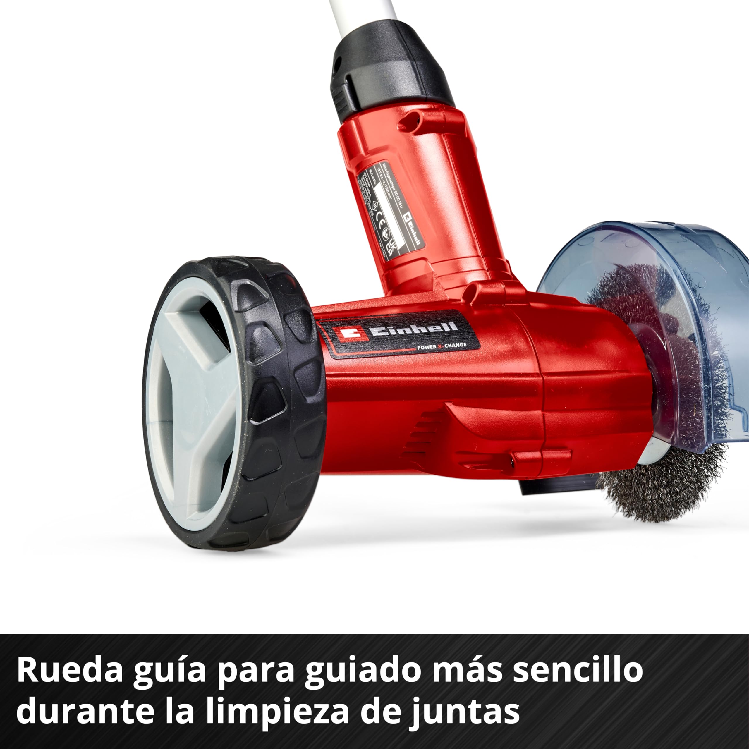 Einhell GC-CC 18 Li Power X-Change - Limpiador de Juntas, 18 V, 2.4 Kg, Incluye 2.0 Ah Batería y Cargador