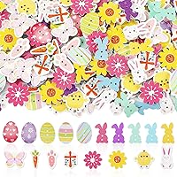 Vista 7 de JUNEBRUSHS 260 unidades Botones de madera de cuadro Buffalo de Navidad, 4 agujeros, redondos, para costura, botones de madera para calcetines