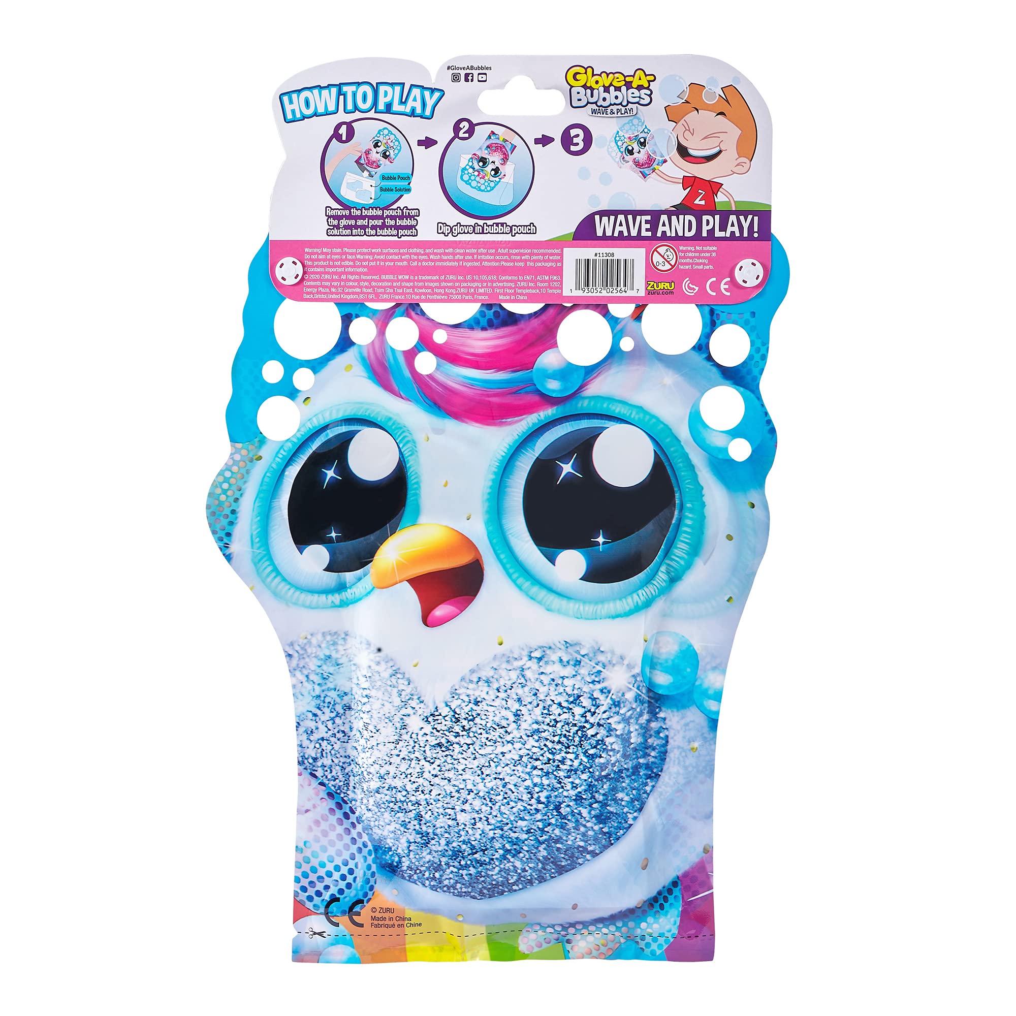 ZURU 38366 Bubble Wow RAINBOCORNS S1 PK1 24 PDQ, Assorted Designs and Colours