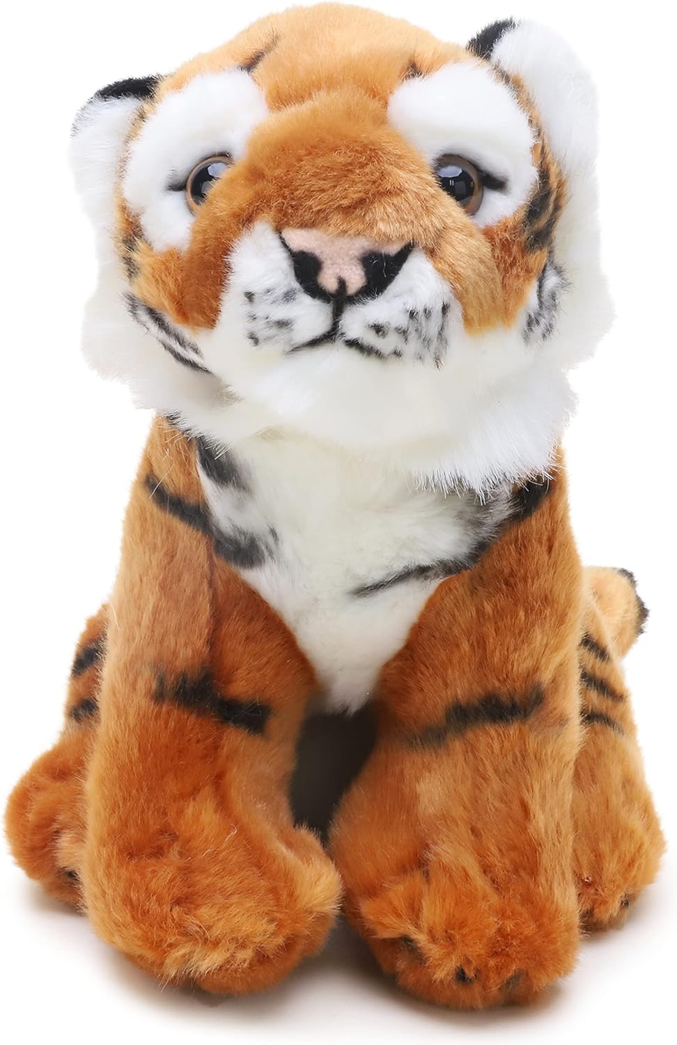 30cm (12') Premium Wildlife Soft Plush Toy With Natural Made Tags - Choose Your Favourite Animal (TIGER) - Image 4