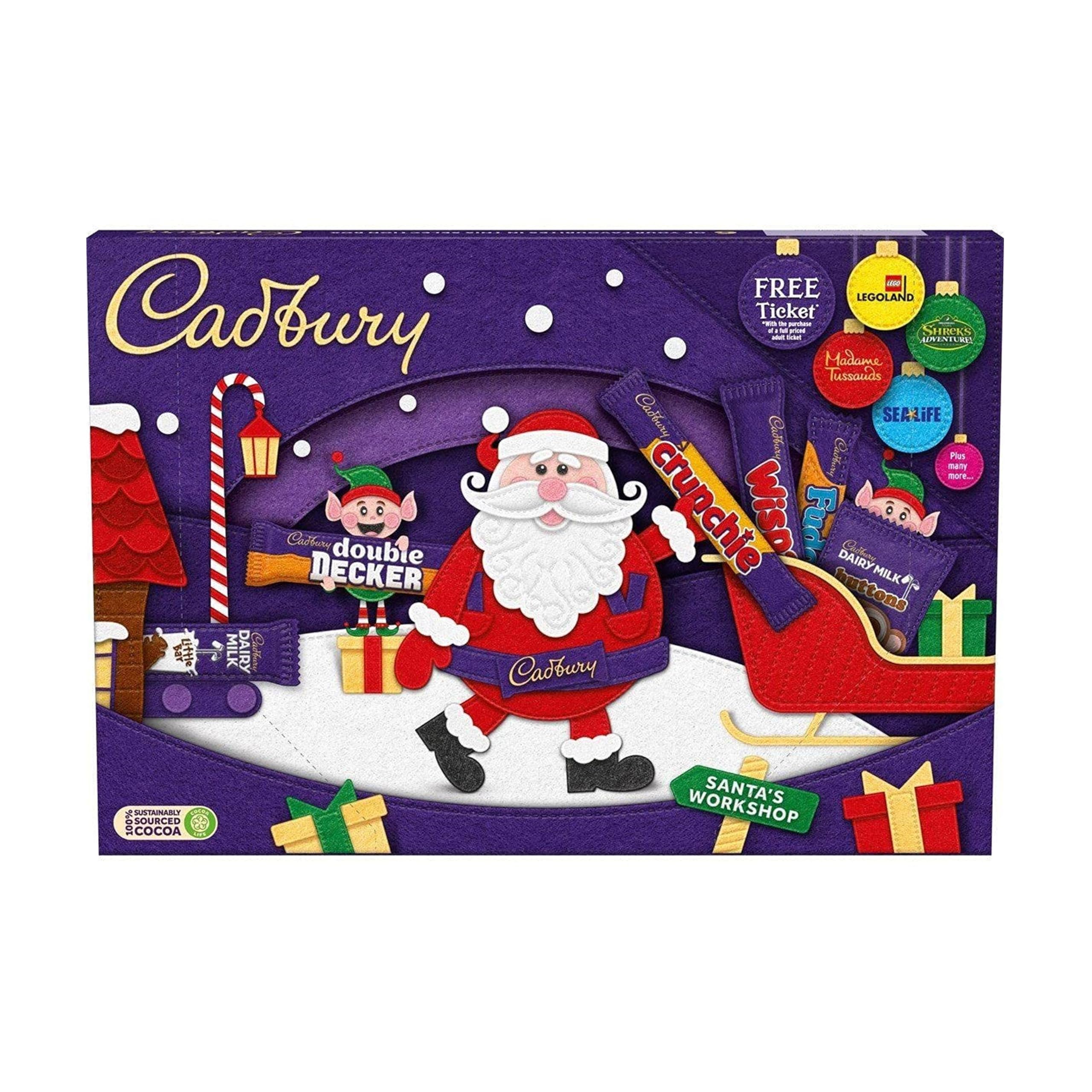 Medium Santa Selection Chocolate Box Christmas Special 125g