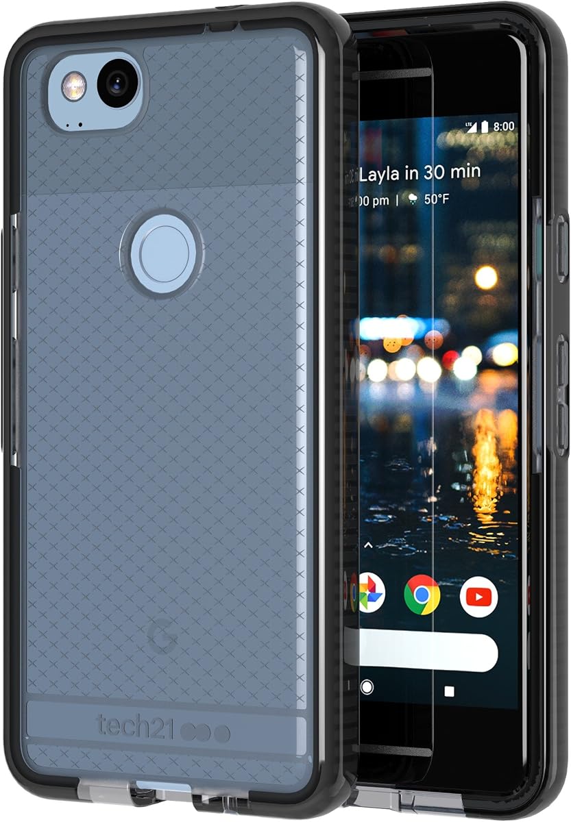 tech21 Evo Check Case for Google Pixel 2 - Smokey/Black