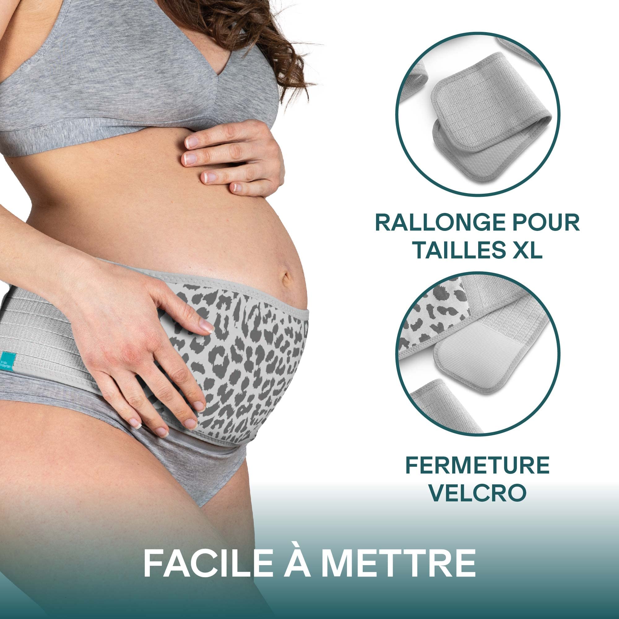 KOALA BABYCARE – Ceinture grossesse soutien abdominal et dorsal - Ceinture grossesse femme enceinte, soulage la douleur, légèreté retrouvée