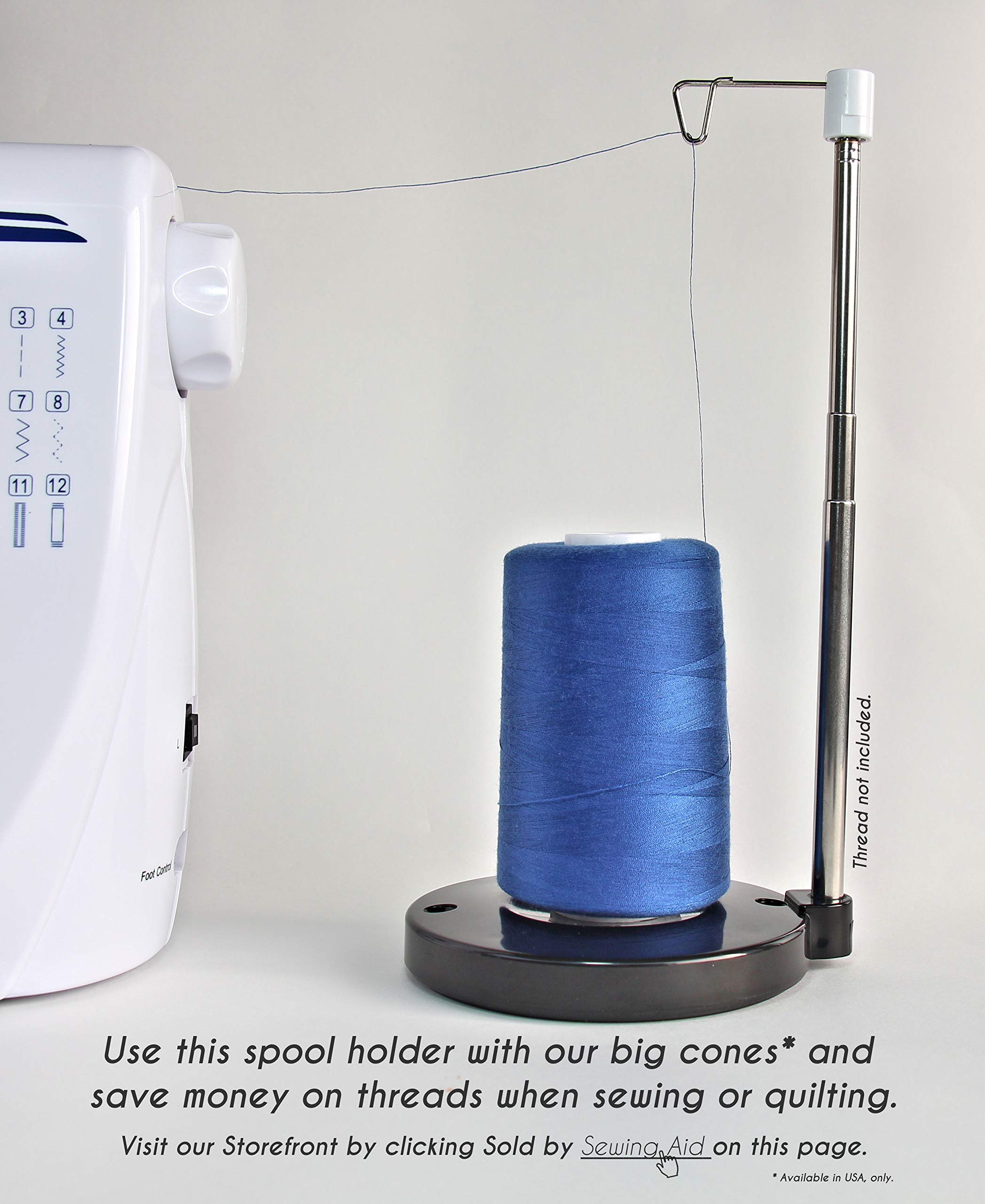 Thread Stand for Sewing Machine, Embroidery & Quilting Height Adjustable Spool Holder with