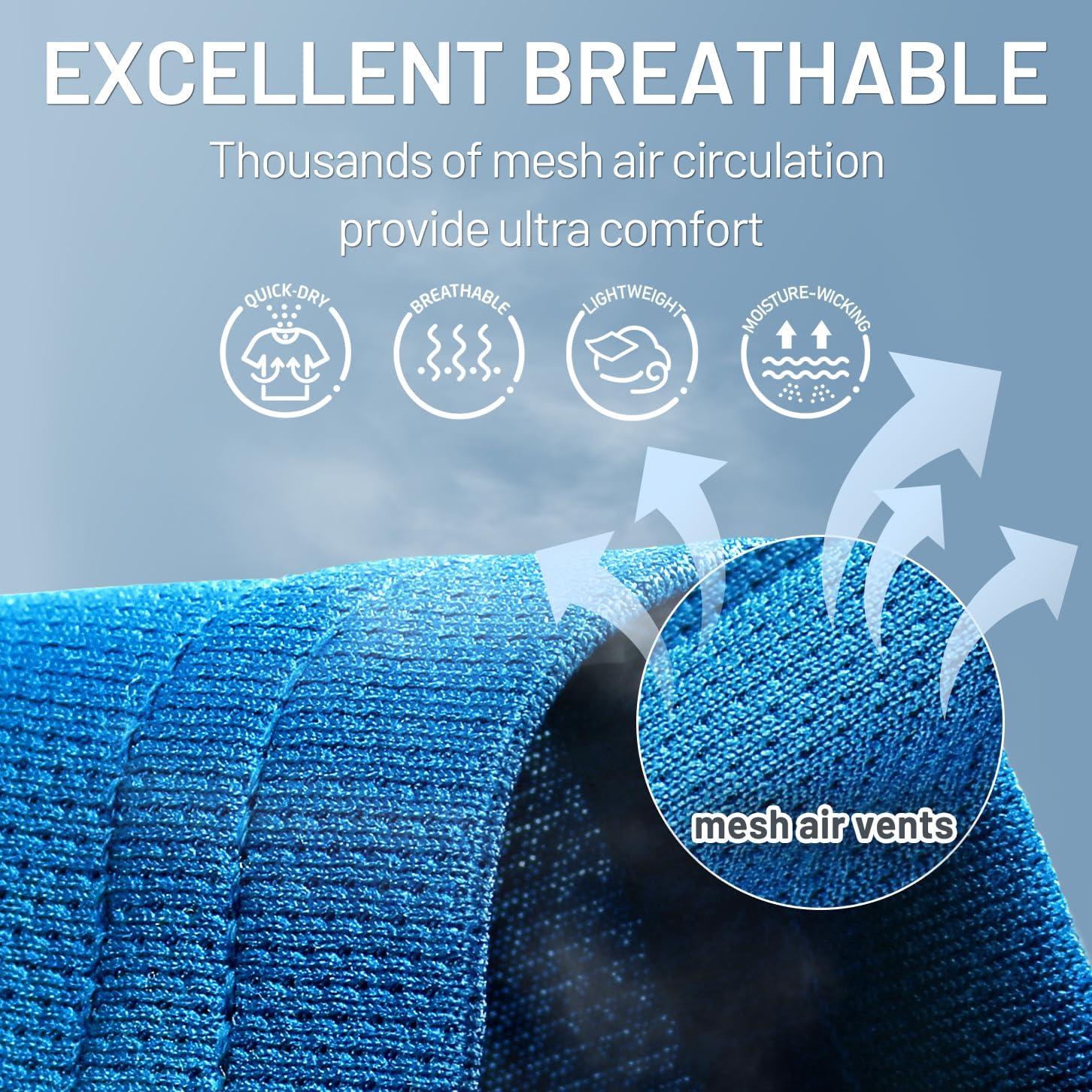 MIER Men's Quick Dry Workout Shirts Moisture Wicking Running Athletic Performance T-Shirts Recycled Polyester Top Tee - Image 6