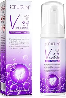Purple Toothpaste Whitening, Purple Toothpaste for Teeth Whitening, V34 Colour Corrector Toothpaste Serum, Purple Whitening Toothpaste, Tooth Stain Removal for Sensitive Teeth &Cavity Prevention 30ml
