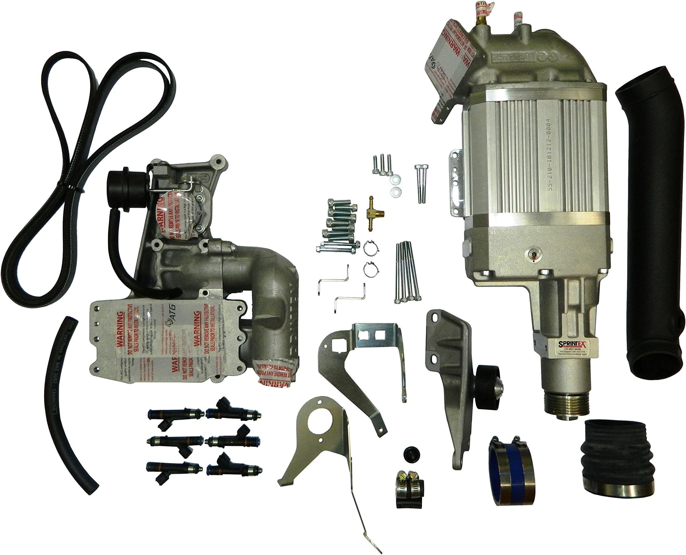 Sprintex 257A1005 Silver Standard Supercharger system (Jeep TJ 4.0L 2005-06 with Diablo Tuner),