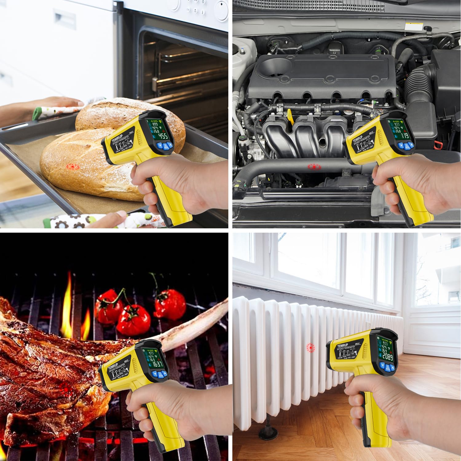 Infrared Thermometer Gun - Measure Temp Fast! -8
