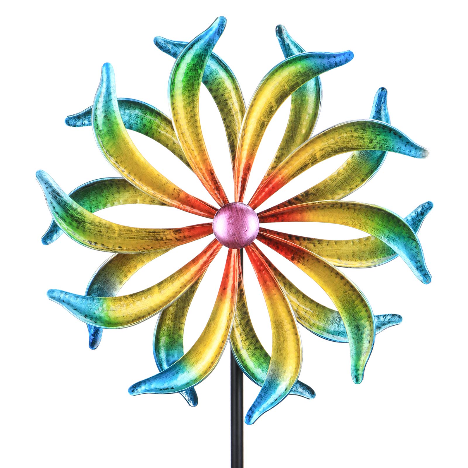 WONDER GARDEN Wind Spinner, 5 FT Wind Sculpture Outdoor
