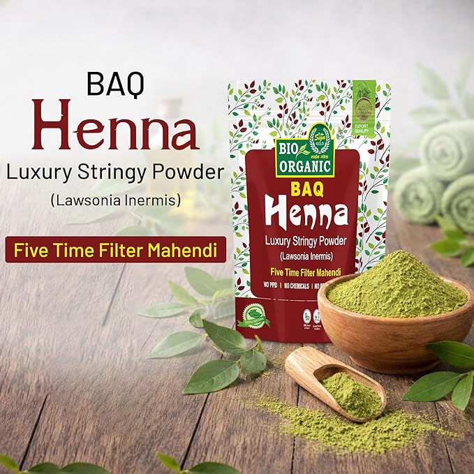 Henna en Polvo Natural - Tinte para Cabello - 400g miniatura 2