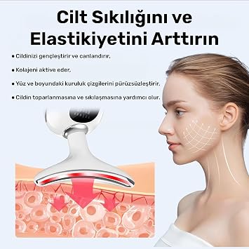 NPO NPB02 Face Neck Tickle Sagging Wrinkle Remover Firming EMS LED Massage Beauty Device