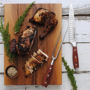 Messermeister Avanta Forged Variety Set - Includes 4 Fine-Edge Steak Knives + Kullenschliff Carving Set with Knife & Fork - German X50 Stainless Steel - Rust Resistant & Easy to Maintain - 6 Pieces