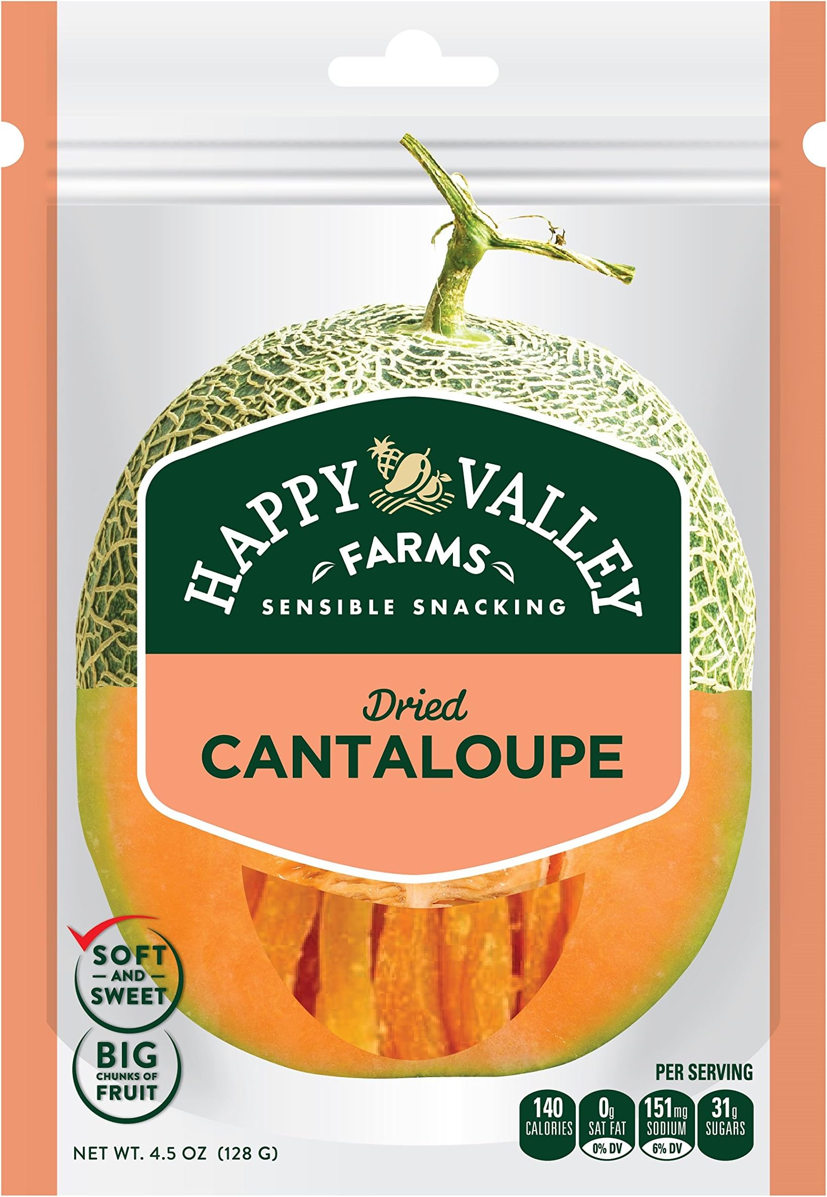 Happy Valley Farms Dried Cantaloupe