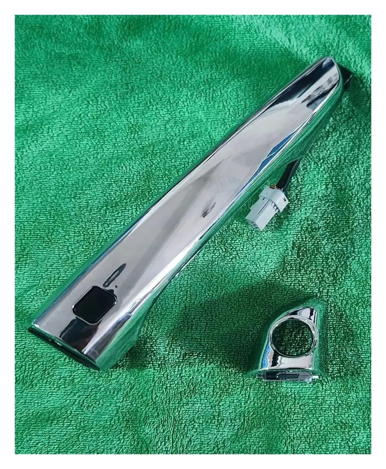 Hillar Front Right Hole Door Outer Handle For Hyundai For Elantra 2016-2020 Exterior Door Handle With Buttons And Sensing Cables 82651-F2210 82661-F2210(Front Right Hole)