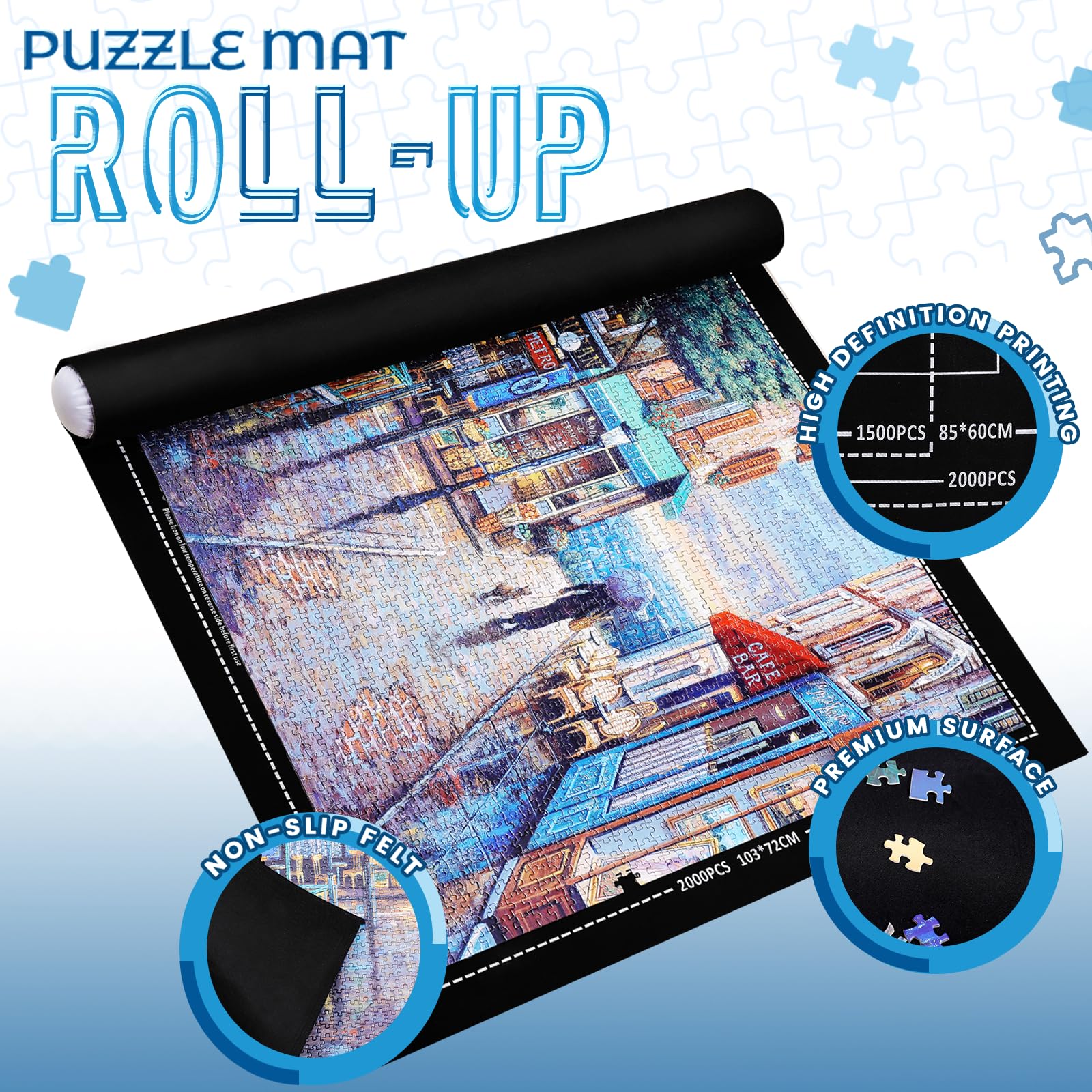 Trieur De Puzzle 3000 Pièces – 12 Bacs Empilables + Présentoir, Rangement Malin Pour Puzzles Géants - 7