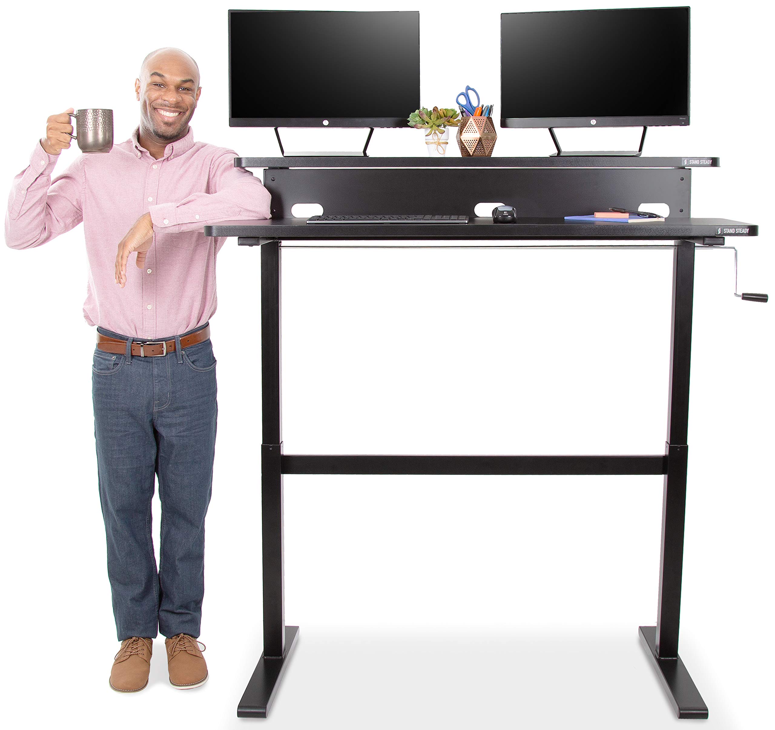 Buy Stand Steady Tranzendesk 47 Inch Dual Level Standing Desk with