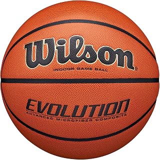 Wilson Evolution Game Basketball Size 5 - #1 Indoor NFHS Approved Ball with Soft Grip & Ultimate Control