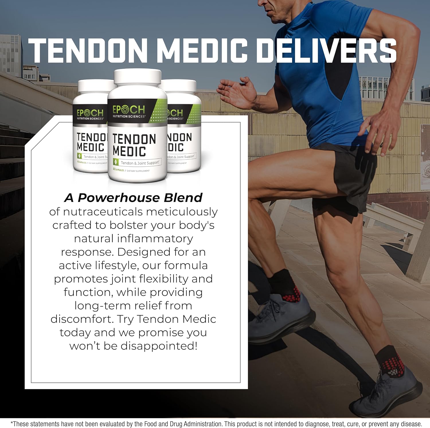Tendon Medic Joint & Tendon Support Supplement – Mobility & Flexibility Formula – Natural Non-GMO Capsules for Joint Pain Relief, Tendonitis, Arthritis & Muscle Recovery – 60 Caps - Image 5