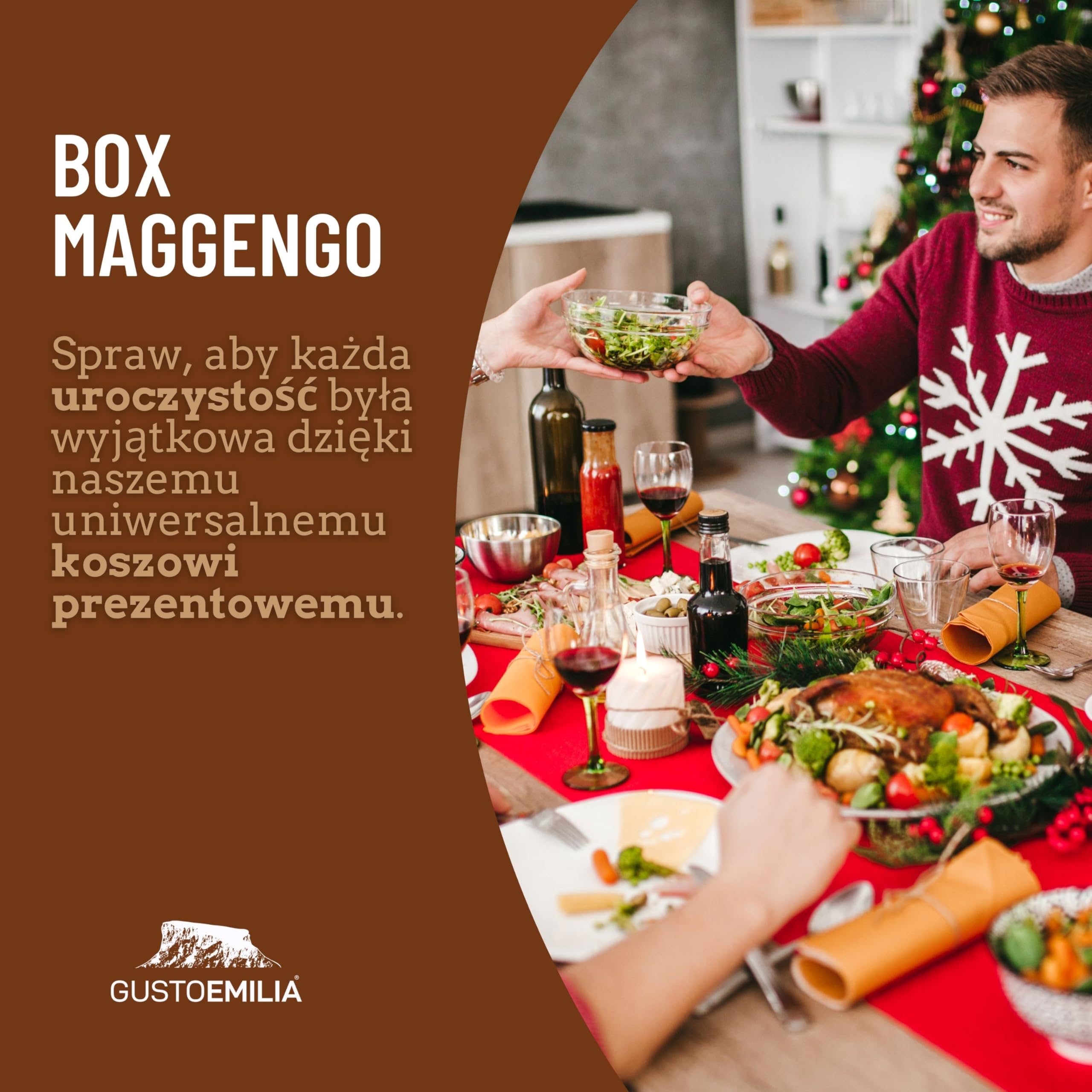 GUSTOEMILIA Kosz Upominkowy Gourmet: Ser i Miód - Parmigiano Reggiano dojrzewający (2 x 500 g) oraz Kasztanowy, Lipowy i Spadziowy (3 x 50 g) - Włoski Kosz Prezentowy na Wszystkie Okazje