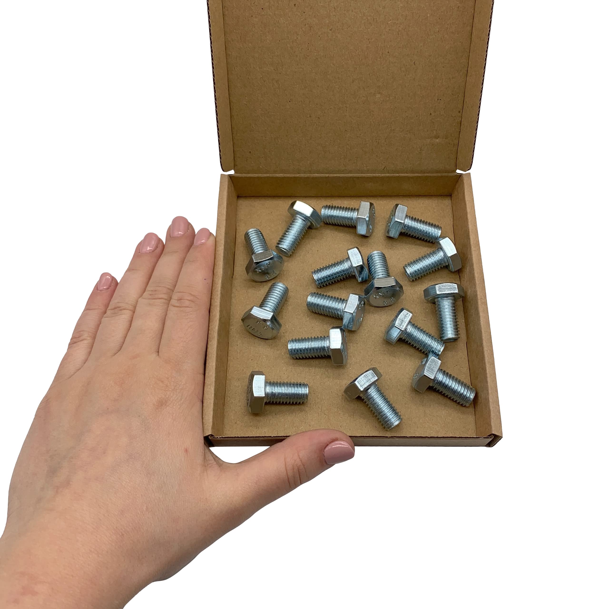 Vite Testa Esagonale UNI 5739 Acciaio 8.8 Zincate - ø X L Mm 4x10 - Cod - Foto 7