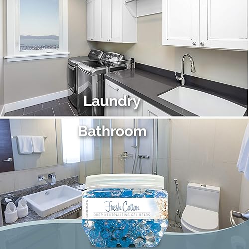 Vista 24 de SMELLS BEGONE Perlas de gel eliminador de olores – 12 onzas, paquete de 2 – Elimina el olor en baños, coches, barcos, caravanas y áreas de mascotas