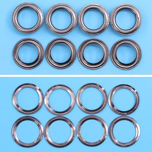 Miniatura 7 de Glarks 124 ojales de 12 pulgada color negro pistola con juegos de herramientas, 120 ojales con 4 herramientas de instalación para tela, lienzo,