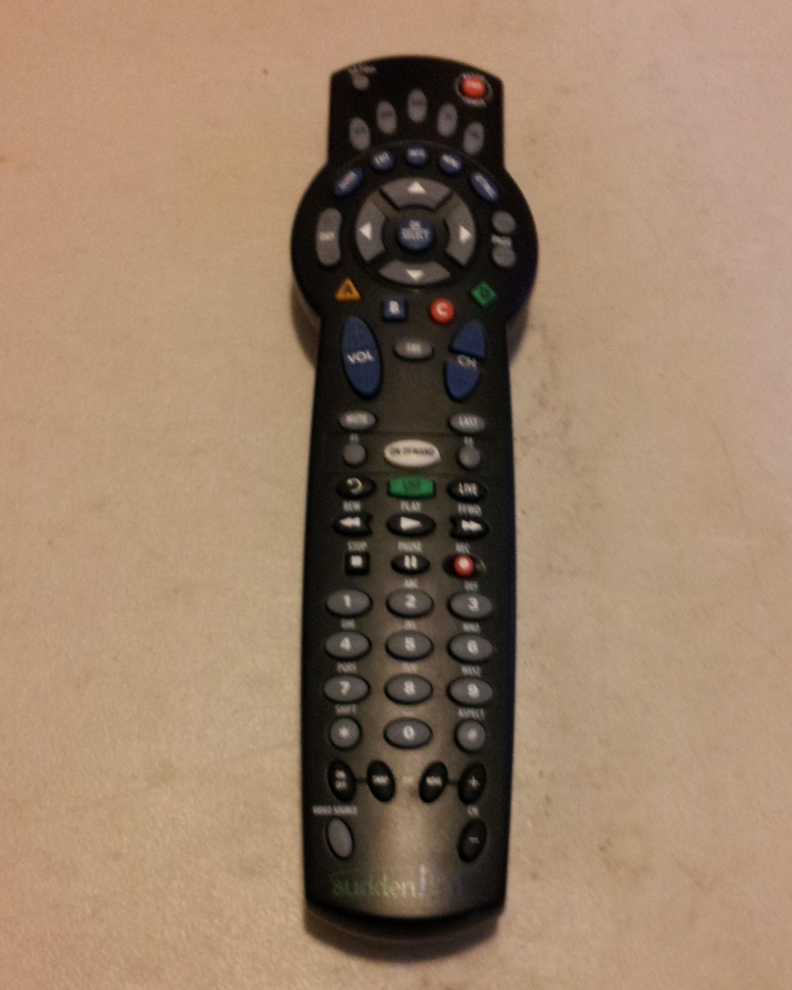 Suddenlink Universal Remote Control Atlas DVR 1056B01