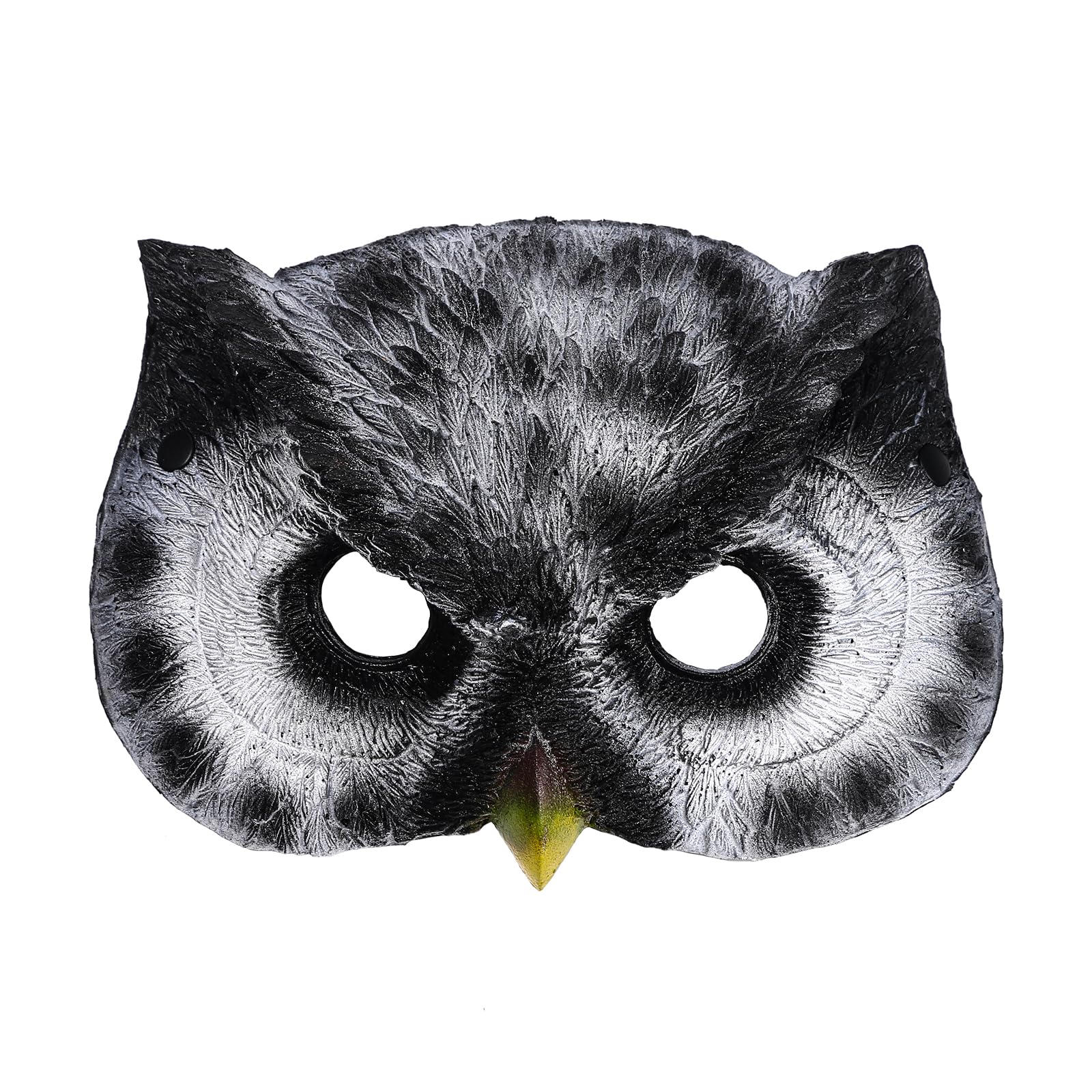 Oidea Unisex Halloween Owl Mask: Half Face Mask Adult Christmas Carnival Easter Cosplay Masquerade Costume Animal Party Masks for Mens and Womens