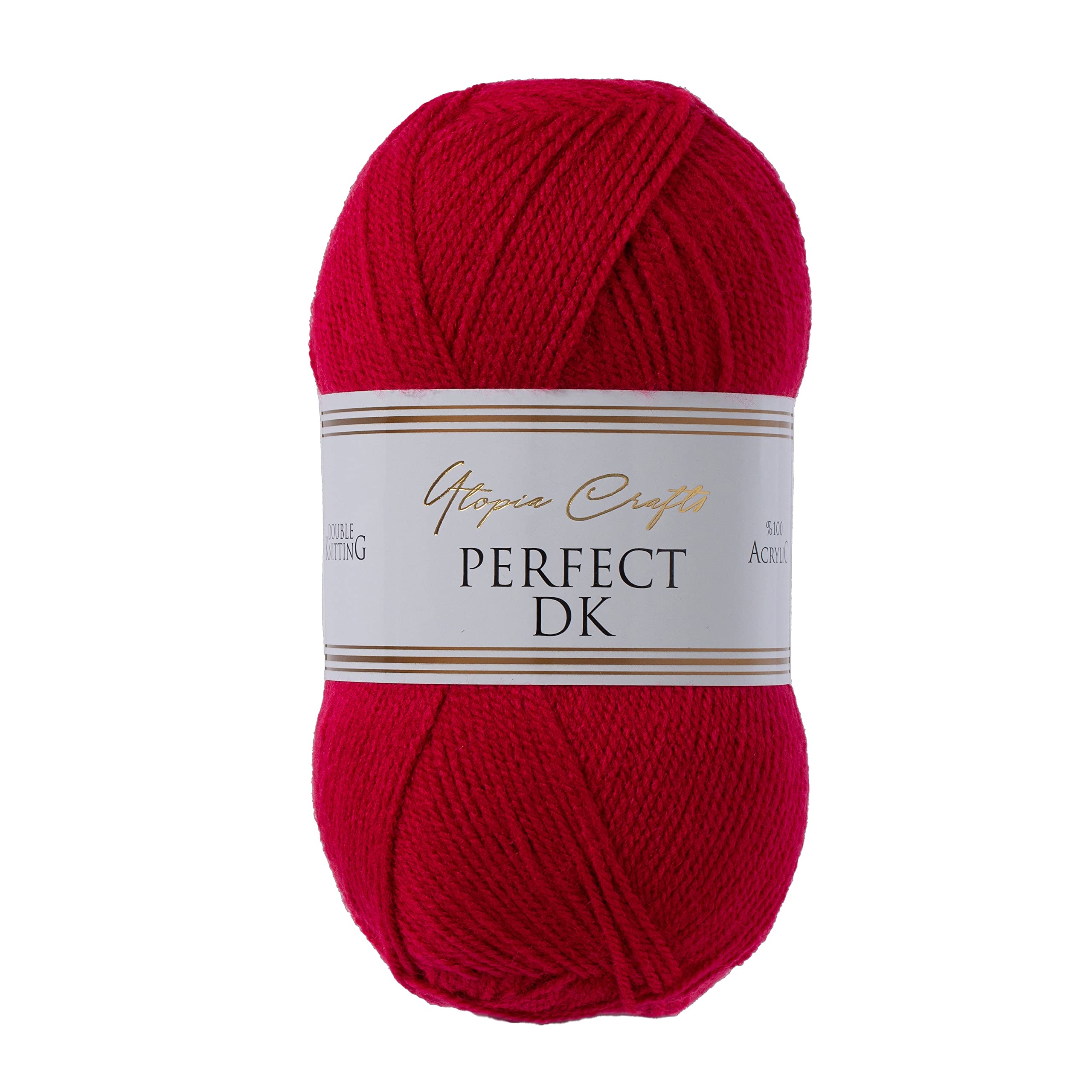 Utopia Crafts DK Double Knitting Yarn 100g (1, White) — view 25