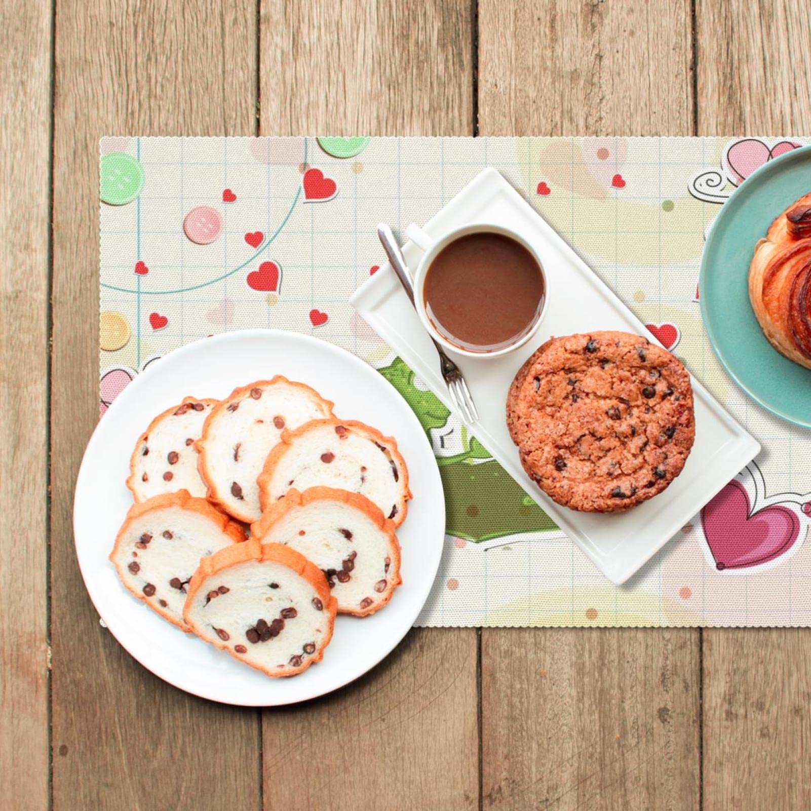 Amazon.co.jp: ランチョンマット ノンスリップランチョンマット 4枚