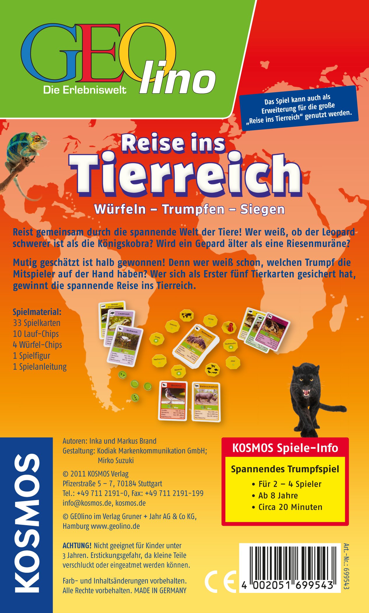 Kosmos 699543 - Geolino Reise ins Tierreich