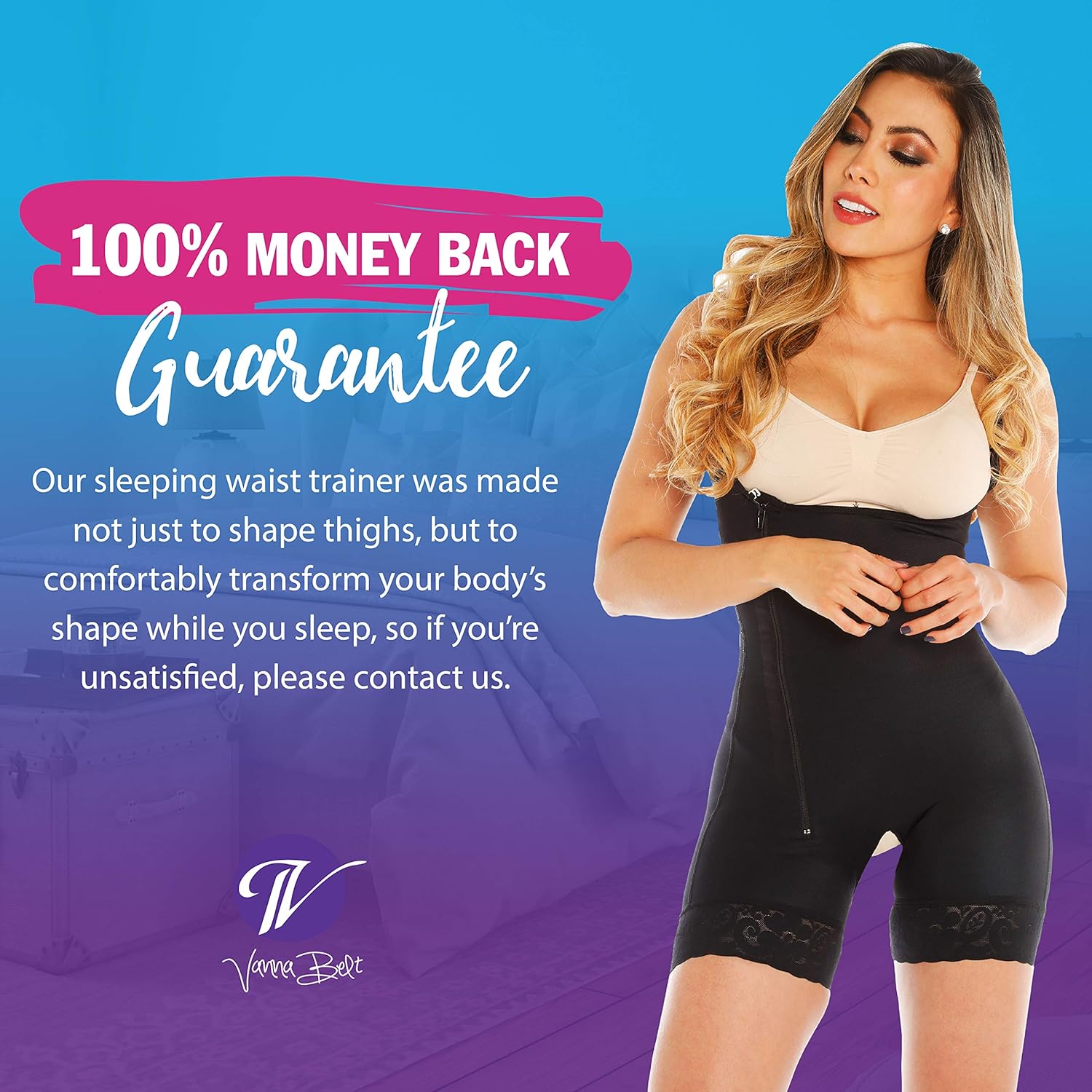 Sleeping in waist trimmer belt Clearance