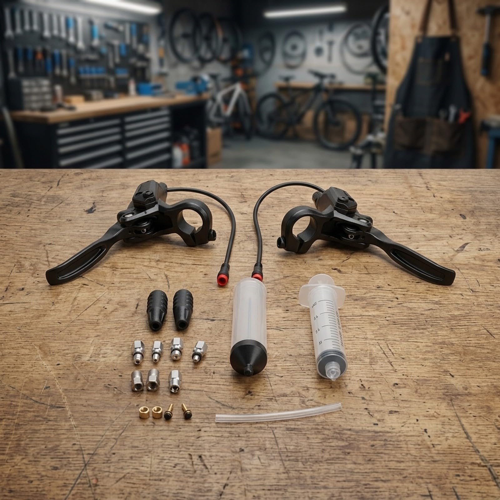 Leva Freno Idraulica E-Bike Lega Alluminio 2 Pin