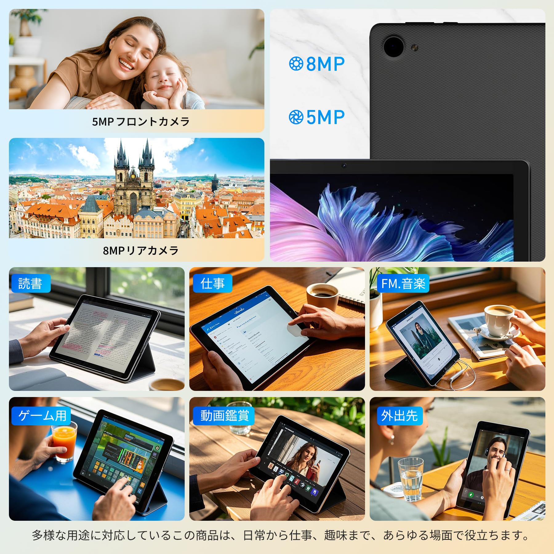 Amazon.co.jp: 【タブレット 10インチ wi-fiモデル android 15