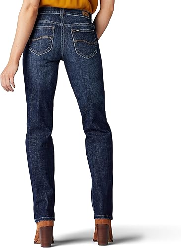 Miniatura 2 de LEE - Pantalones de mezclilla para mujer, ajuste relajado, rectos