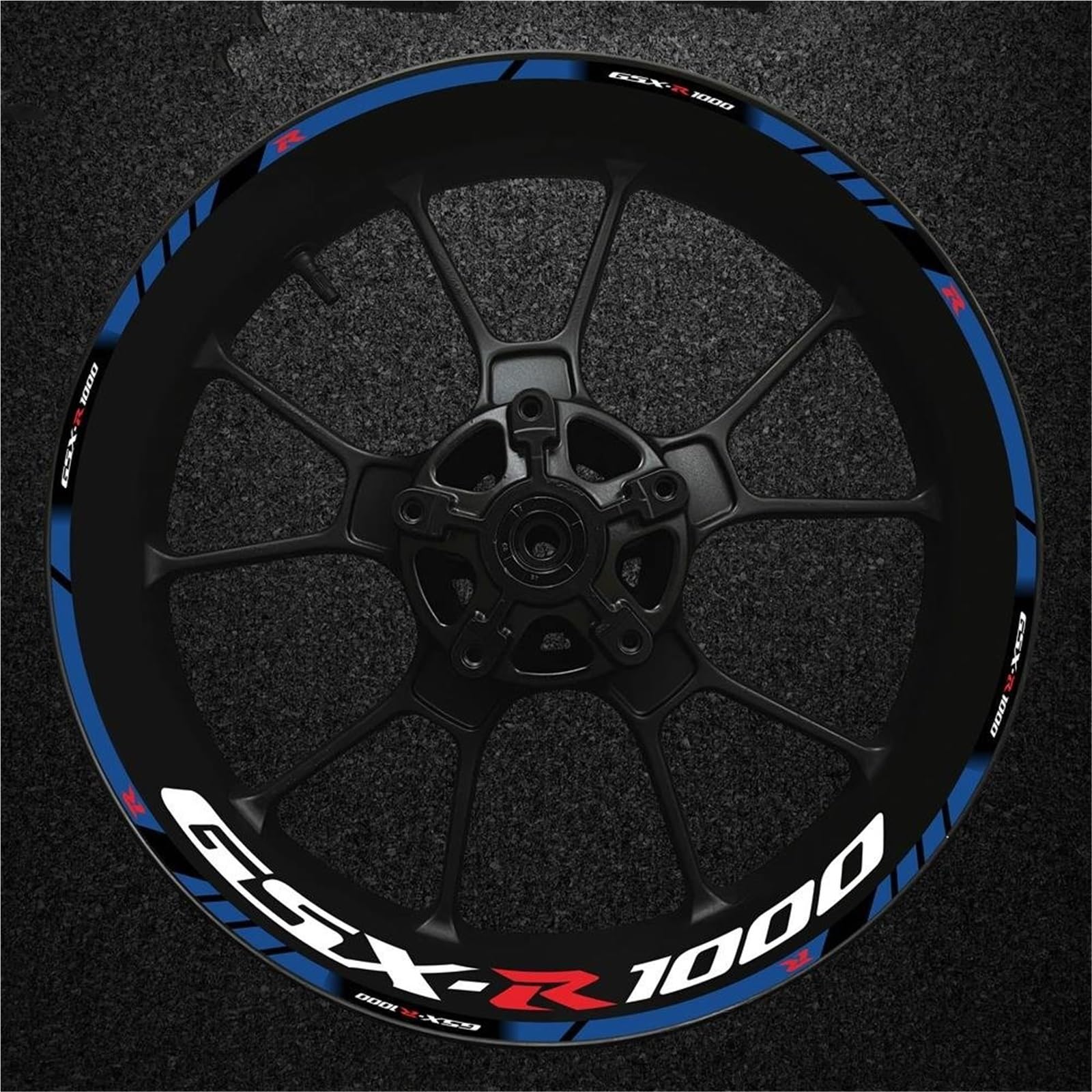 Wheel Stickers Motorcycle Reflective Wheel Decal for Suzuki GSXR1000 GSXR GSX-R 1000 GSX-R1000 Rim Stripe Decals Hub Stickers Rim Reflective Decal