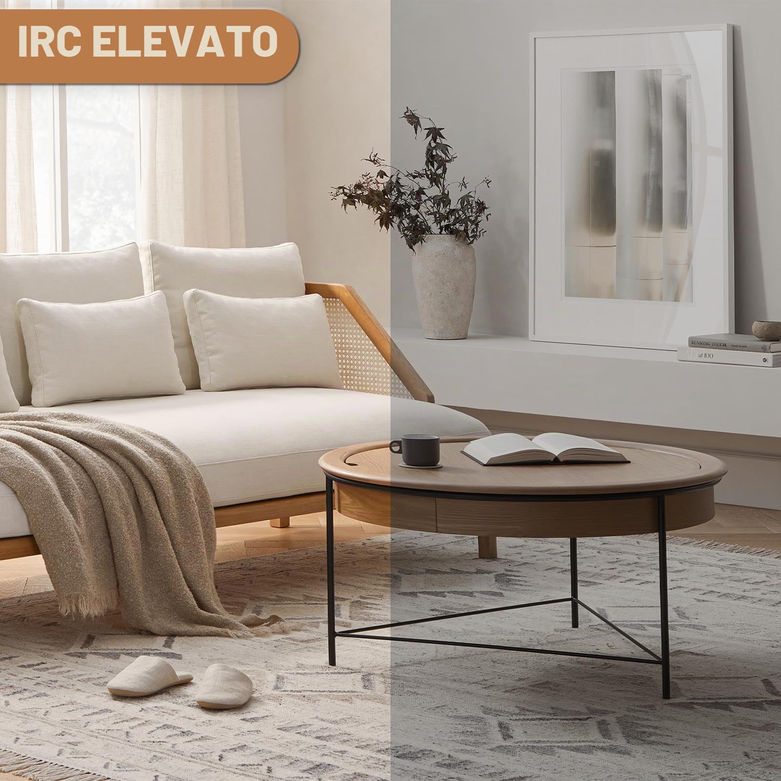 BrightFly Plafoniera a LED moderna, design quadrato, bianco e bianco, illuminazione naturale per camera da letto, soggiorno, corridoio, ufficio e sala studio, lampadario chic (finitura in plastica)