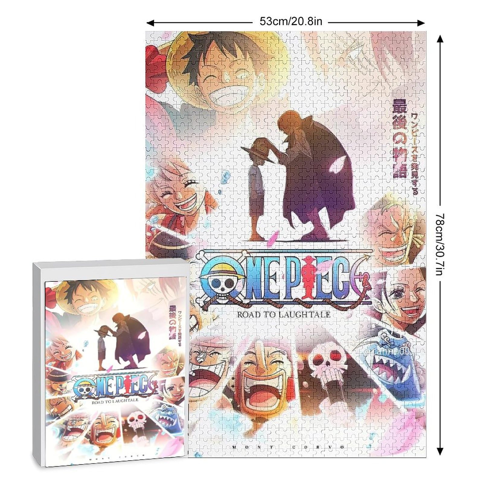 Amazon.co.jp: Cike One Piece Monkey D. Luffy Jigsaw Puzzle 1000 