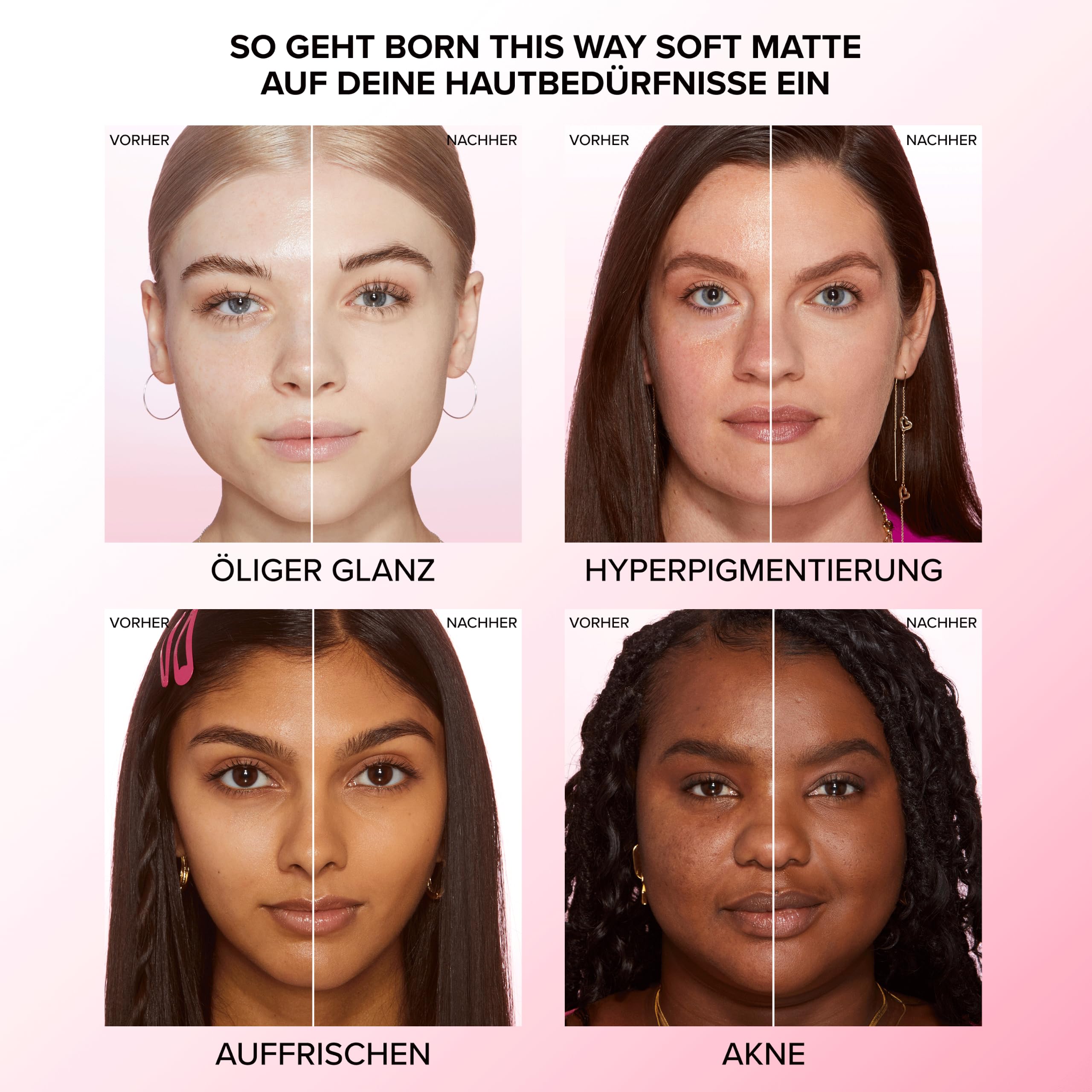 Too Faced Born This Way Soft Matte Foundation | Langanhaltende, Wasserfeste Grundierung | Feuchtigkeitsspendende Foundation mit Glanzkontrolle