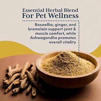 Ayush Pet Boswelya Plus - Boswellia for Dogs, Boswellia Extract Capsules for Dogs & Cats, Natural Hip and Joint Support Supplement for Small or Large Pets - 90 Servings