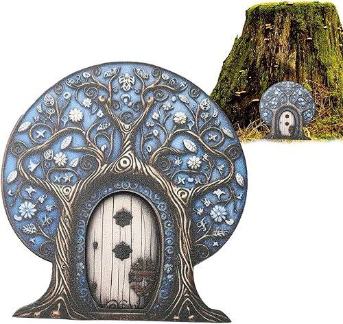Porte de fée – Porte de nain de fée en bois pour jardin | Décoration de porte d'