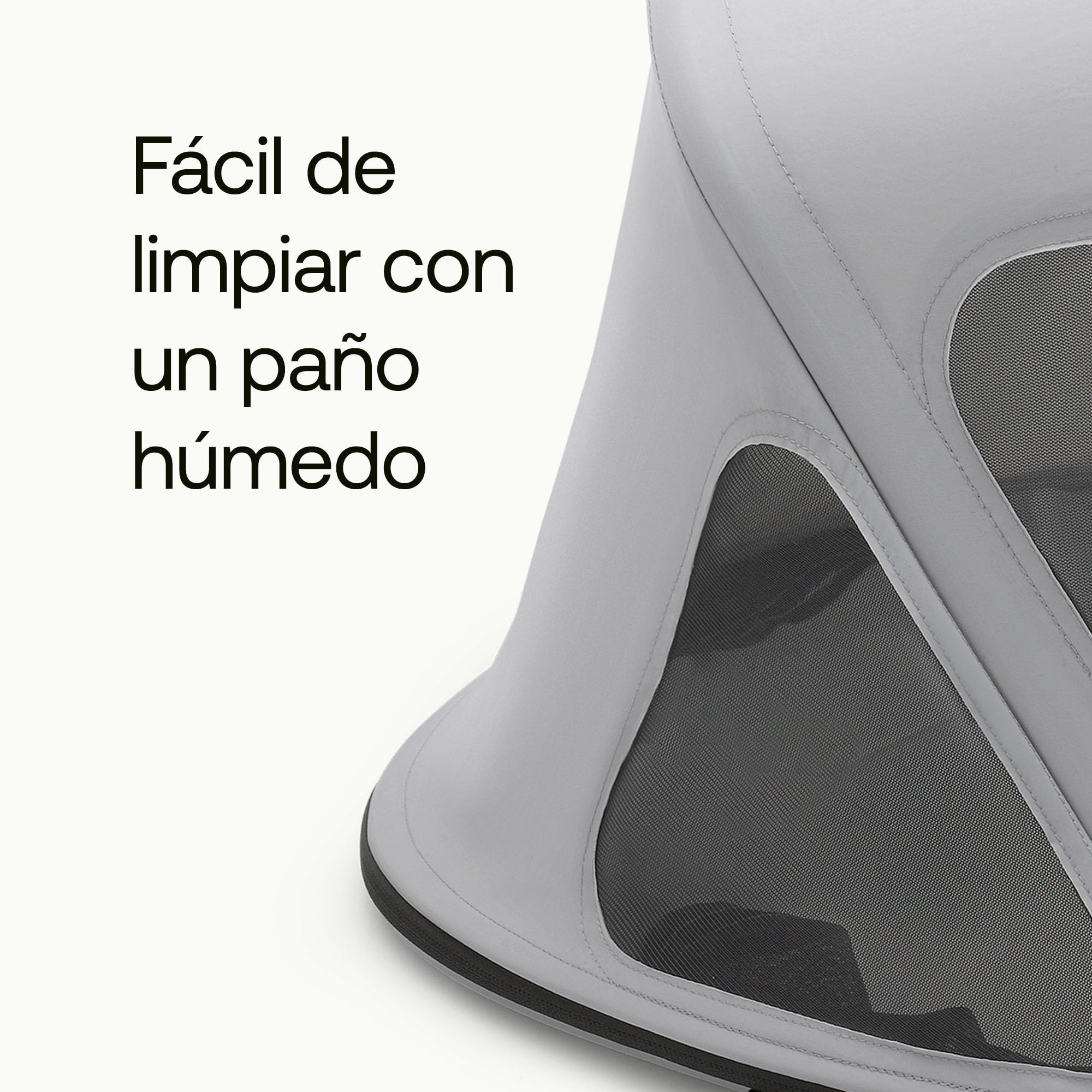 Bugaboo Capota ventilada Fox y Cameleon, extensible para una protección adicional y una protección solar óptima, repelente al agua, Misty Grey — view 5