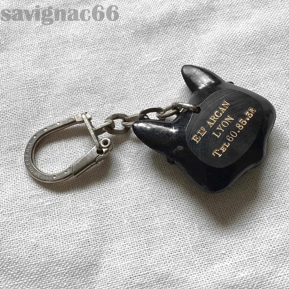 フレンチキーホルダー　MARCHAL マーシャル　黒猫　ぬいぐるみ　レア フレンチキーホルダー MARCHAL マーシャル 黒猫 ぬいぐるみ レア 60