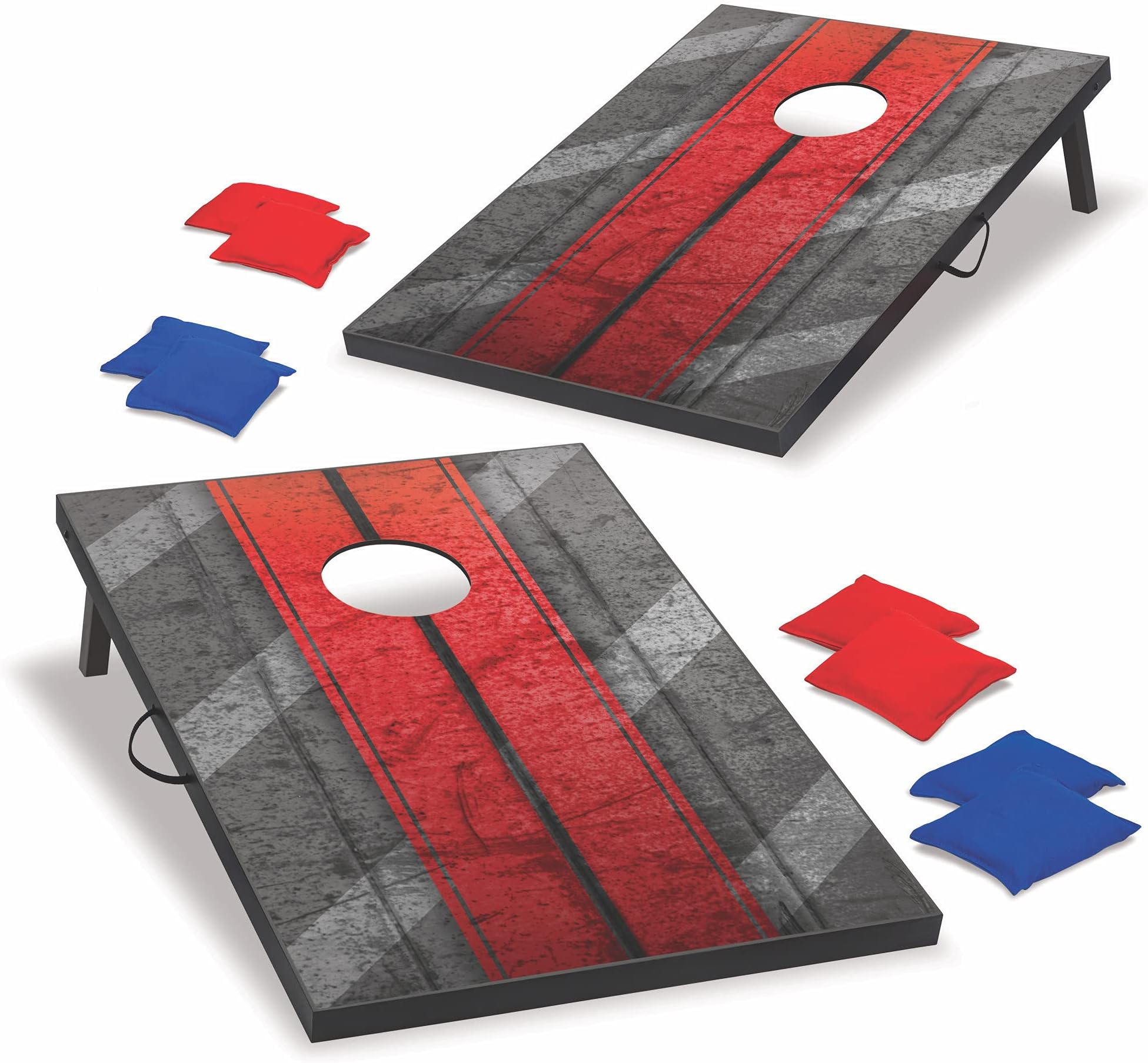 Outdoor Game Set - 2' x 3' Tailgate-Approved MDF Wood with all-weather bean bags included – perfect for Backyard, Beach, Park, and Tailgates