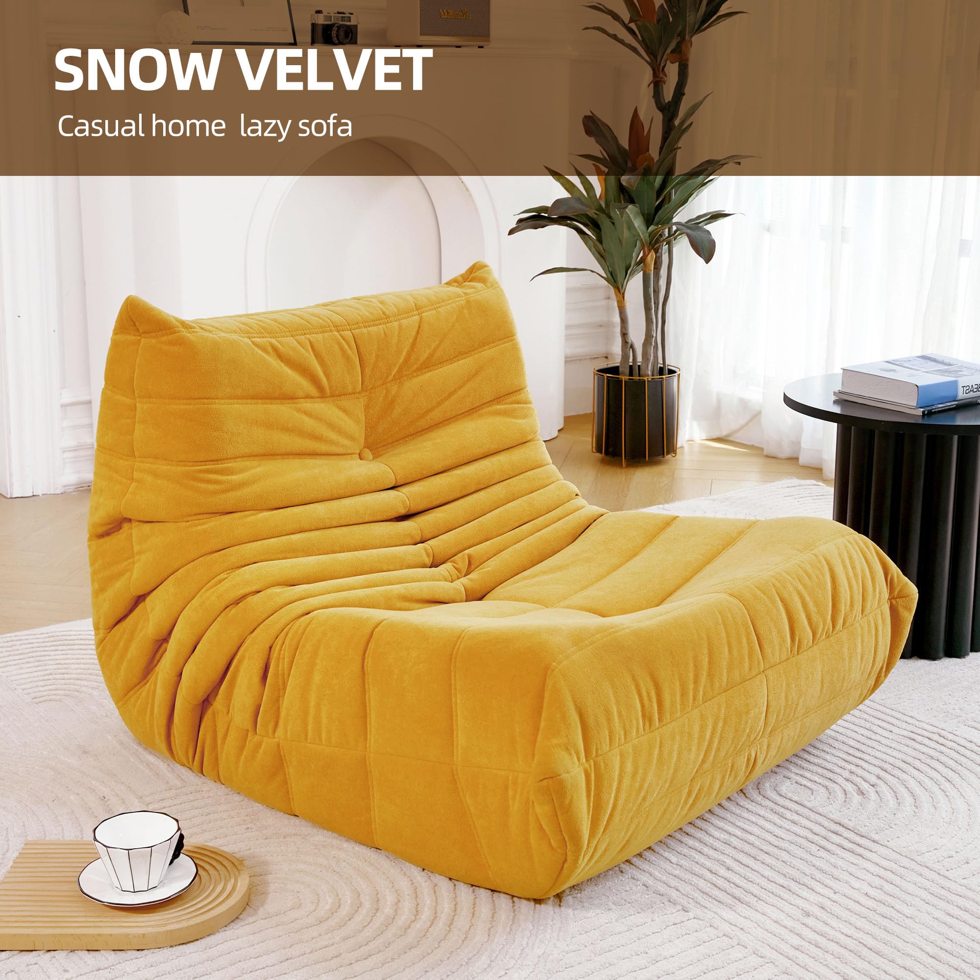 Amazon.com: Asukale Togo Couch, Beanbag Chairs for Adults, Lazy
