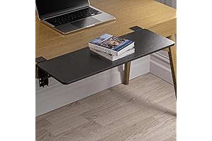 Clamp-on Desk Extender for Increased Productivity and Comfort