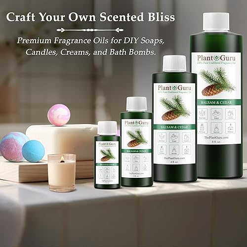 Miniatura 4 de Aceite aromático de bálsamo y cedro de 4 onzas líquidas Aceite perfumado para hacer jabón velas bombas de baño mantequillas corporales Utilizado en